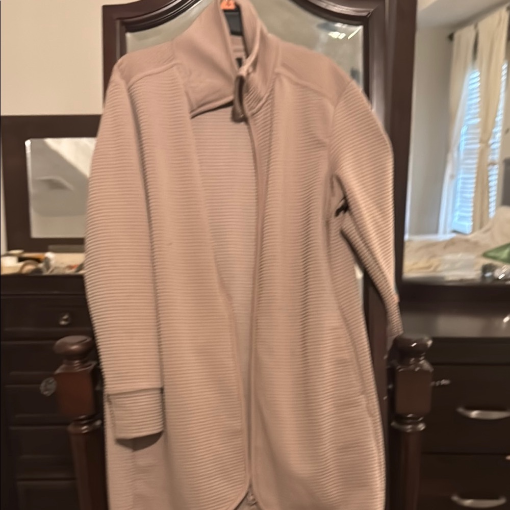 MPG Tan Ribbed Jacket